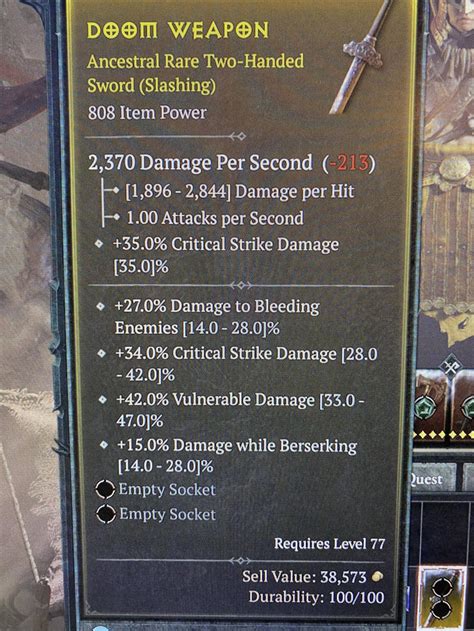 808 2h Sword Crit Dmg Vuln Topic D2jsp