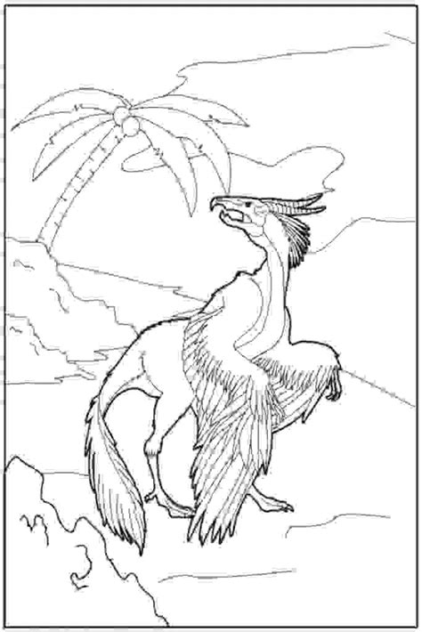 Archaeopteryx Coloring Pages To Print Free Printable Coloring Pages