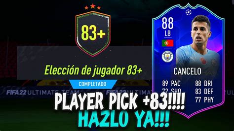 BRUTAL NUEVO SBC PLAYER PICK 83 ASEGURADO MERECE LA PENA En FIFA 22