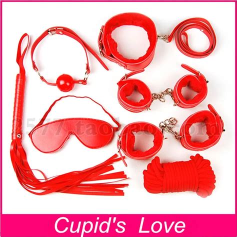 7pcs Set Sexy Pu Leather Flirt Toys Special Erotic Adult Games Mouse