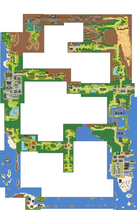 Pokemon Hoenn Region Map