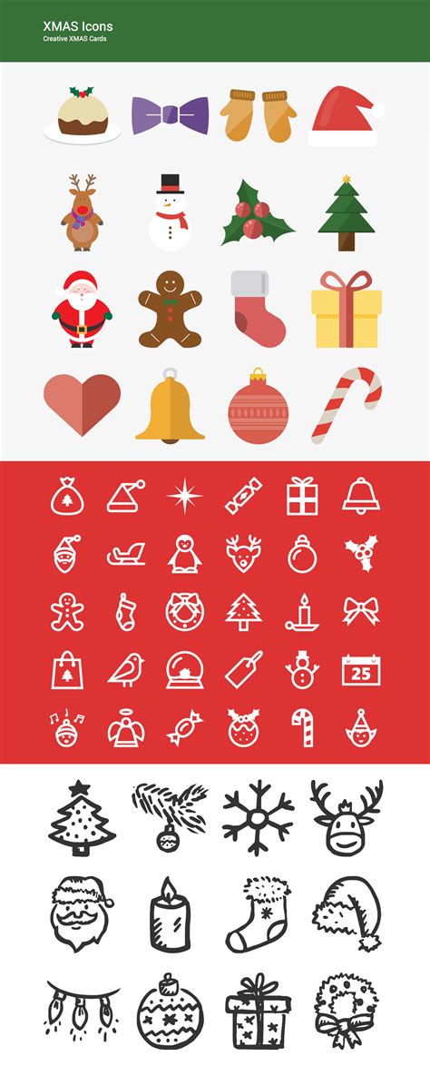 XMAS Icons Set - Free Christmas Supreme Shortcodes on Behance