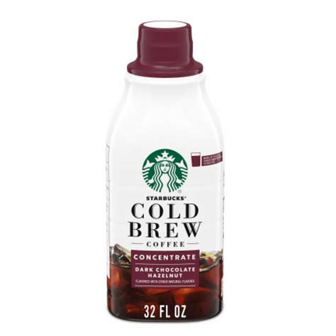 Starbucks Dark Chocolate Hazelnut Flavored Cold Brew Multi Serve Coffee Concentrate 32 Fl Oz