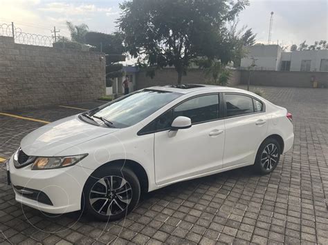 Honda Civic EX 1 8L Usado 2013 Color Blanco Precio 198 000