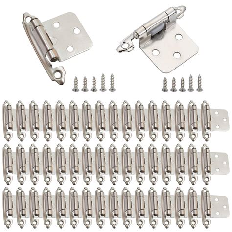 Pack Cabinet Door Hinges Inch Self Closing Overlay Hinges For