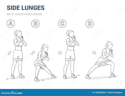 Lunges Exercise For Legs. Cartoon Vector | CartoonDealer.com #86008403