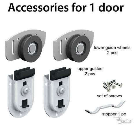 Ares Sliding Door System Wardrobe Track Kit