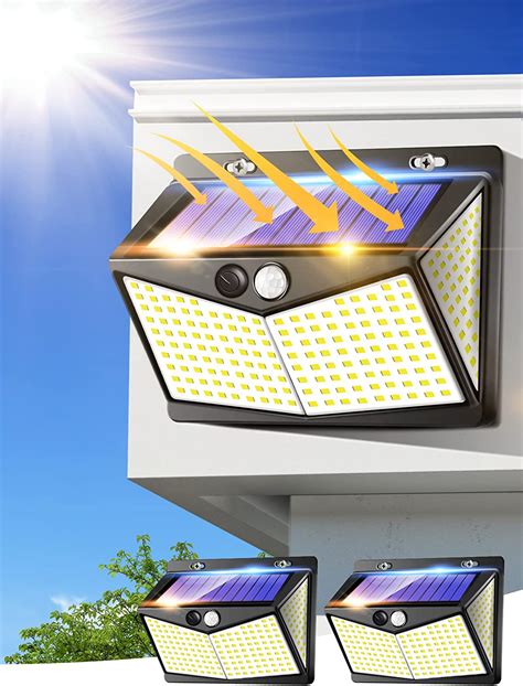 One Fire Luz Solar Exterior Led Modos Focos Led Exterior Solares