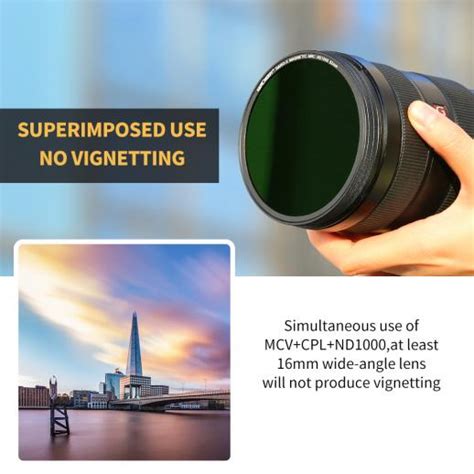 Mm Mcuv Cpl Nd Adapter Ring Magnetic In Lens Filter Kit