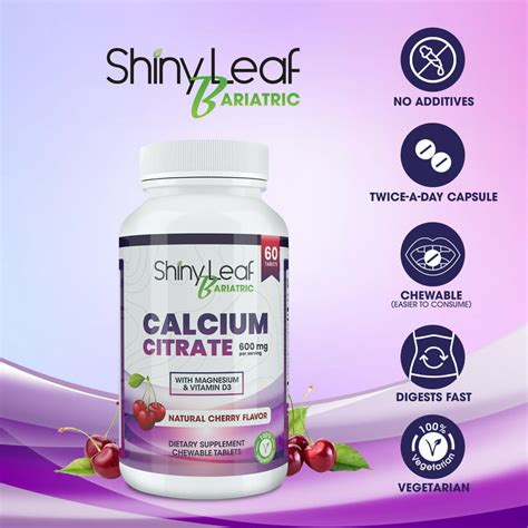 Calcium Citrate With Vitamin D Chewable