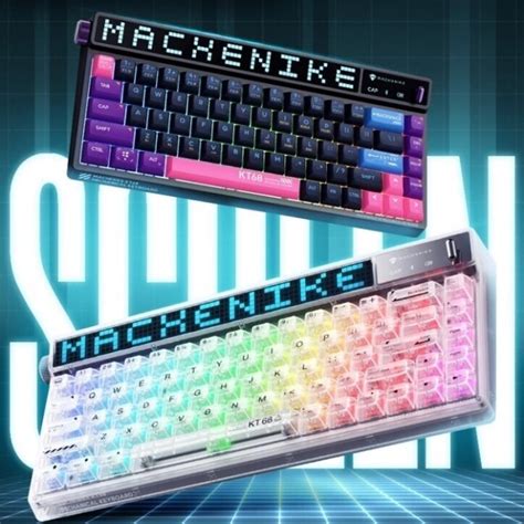 Jual MACHENIKE KT68 Pro Mechanical Keyboard Smart Screen - Kota Batam ...