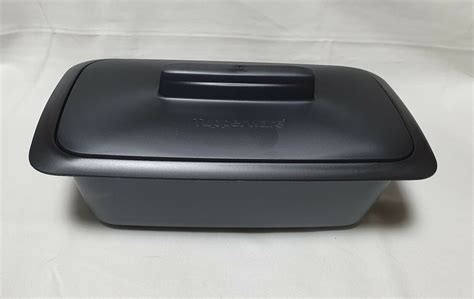 TUPPERWARE Ultra Pro Kastenform 1 8l H 039 Brot Ultra Bräter schwarz