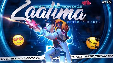 Stereo Hearts X Zaalima Beat Sync Montage Free Fire Youtube