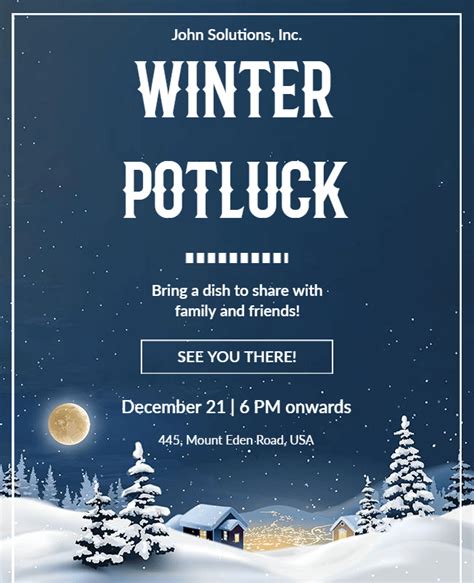 Potluck Flyer Ideas Creating An Unforgettable Event