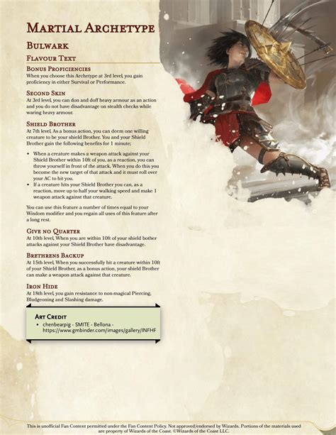 Fighter Bulwark Protect Your Allies With The Defence Focused Fighter Archetype For Dnd 5e R