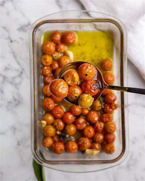 Confit Cherry Tomatoes Chompslurrpburp