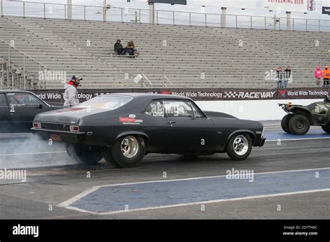 DRAGSTOCK XII 2020 burnout box at Worldwide Technology Raceway Stock ...