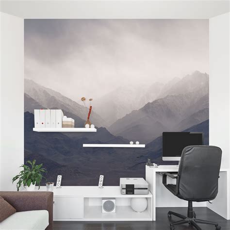 Misty Mountains Wall Mural