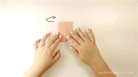 Easy Origami Bow Photo Tutorial - Step By Step Instructions - Paper Kawaii