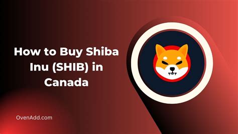 How To Buy Shiba Inu SHIB In Canada Beginner Guide 2024