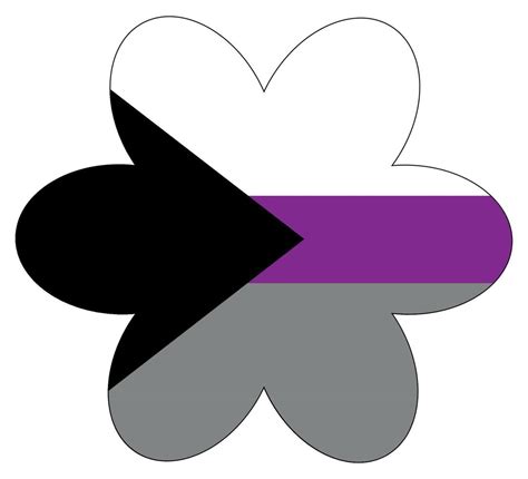 Demisexual Flag Emblem Graphic Element Illustration Template Design