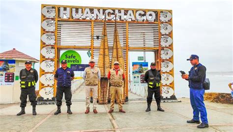 Fortalecen la vigilancia aérea del balneario de Huanchaco La Libertad