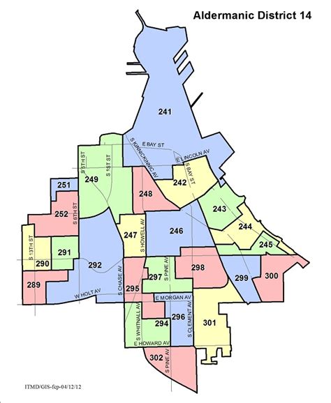 Milwaukee Alderman District Map