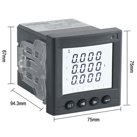 Amc Phase Digital Electric Meter Electric Digital Kwh Meter Three