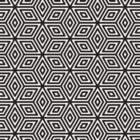 Vector Geometric Seamless Monochrome Pattern 9650086 Vector Art At Vecteezy