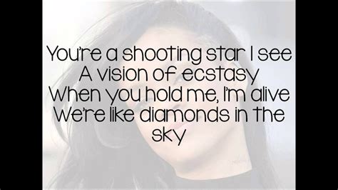 Shine Bright Like A Diamond Lyrics Rihanna Youtube