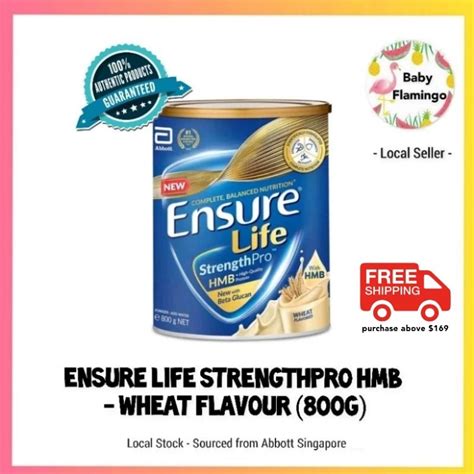 Ensure Life Strengthpro Hmb Wheat Flavour G Local Stock Shopee