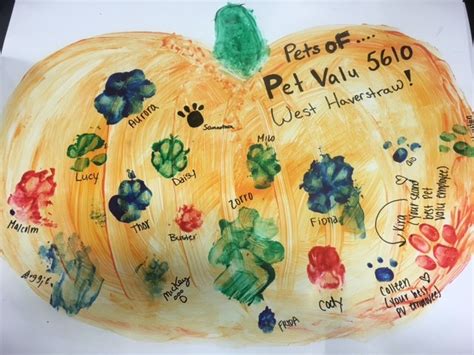 Paw Print Pumpkin Pet Age