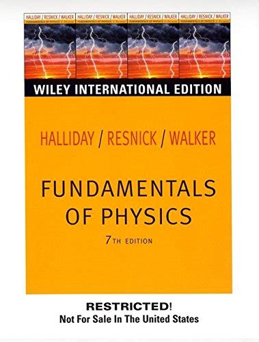 Fundamentals Of Physics Uk Halliday David Resnick Robert