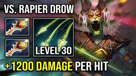 WTF 1200 Damage Per Hit Rapier Battle Late Game Medusa Vs Hard Carry