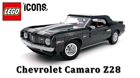 LEGO ICONS Chevrolet Camaro Z28 10304 Speed Build YouTube