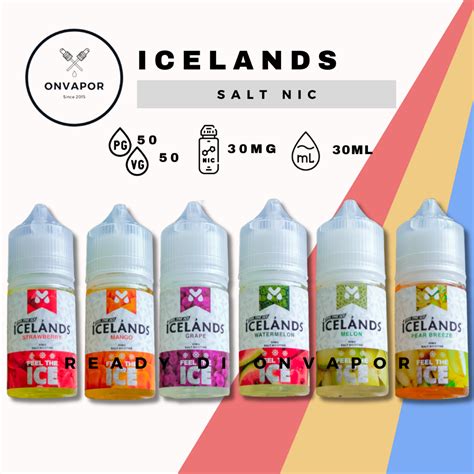 Jual Icelands Ice Lands Salt Nic Liquid By Move Juice Melon