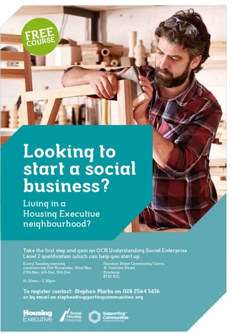 start  social enterprise supporting communities