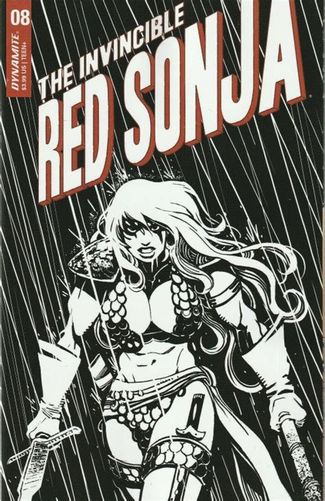 Invincible Red Sonja 8 Moritat FOC Variant Cover NM Dynamite F5