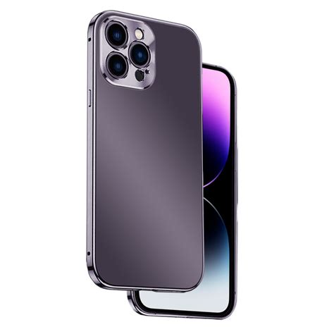 Etui Do Iphone Pro Max Luxury Skin Protect Cienkie Metalowa Z Ota