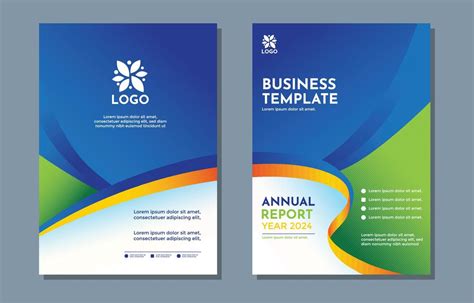 Annual Report Book Cover Template Vector Art At Vecteezy