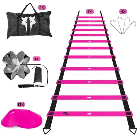 Snapklik.com : LYKAN FIT 20ft Agility Ladder Speed Training Equipment