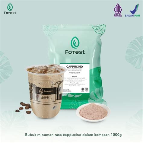 Jual Bubuk Minuman Kopi Cappuccino Plus Gula Powder Gr Forest