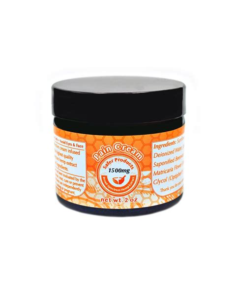 CBD Hemp Cream for Pain Relief | Safer CBD Products