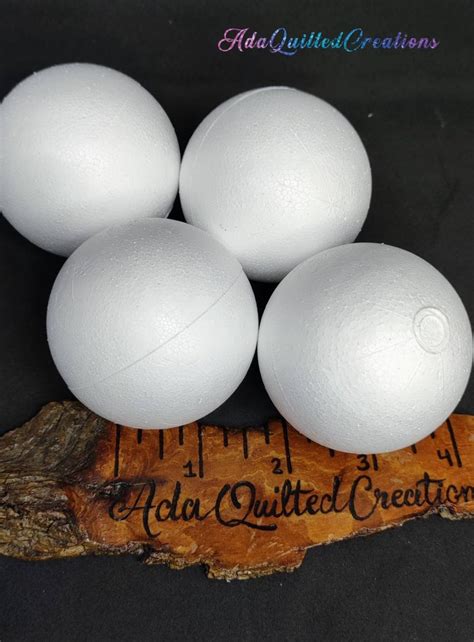 Cm Marked Styrofoam Balls In Sets Of Six Etsy