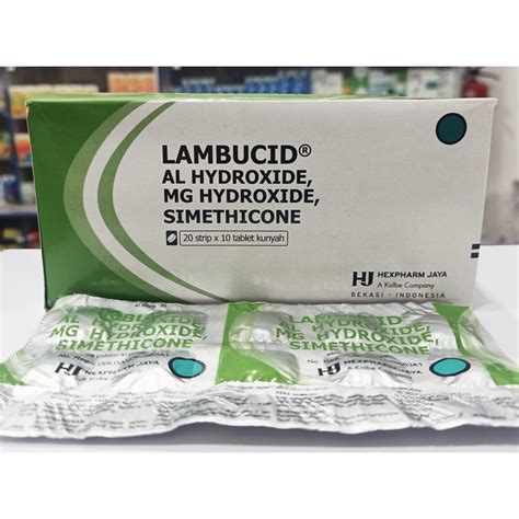 Jual Lambucid Tablet Kunyah Obat Maag Dan Asam