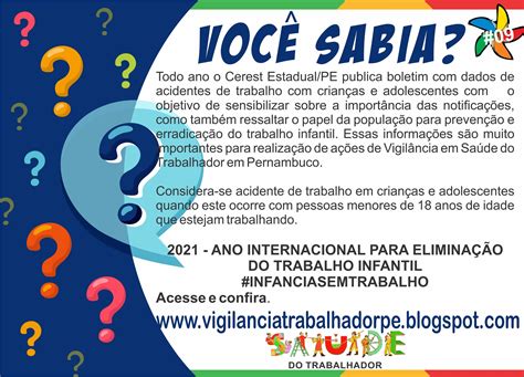 Vigilância em Saúde do Trabalhador Pernambuco junho 2021