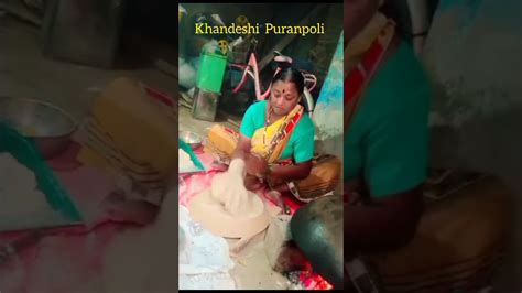 Authentic Khandeshi Style Puran Poli Youtube