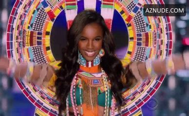 Candice Swanepoel Thong Bikini Scene In The Victoria S Secret Swim Special Aznude