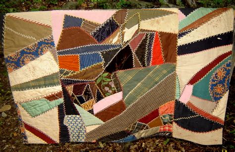 Antique Crazy Patch Quilt Janice Ferguson Sews