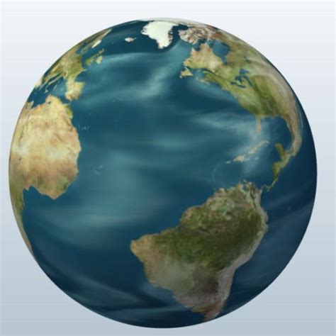 Earth 3d Model Map